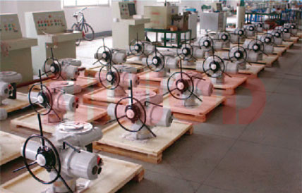 電動執(zhí)行器車間