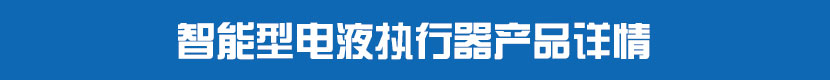 智能型電液執(zhí)行器產(chǎn)品詳情